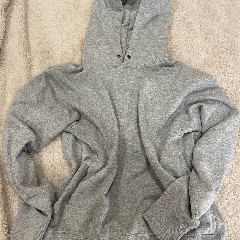 Grey basic hoodie